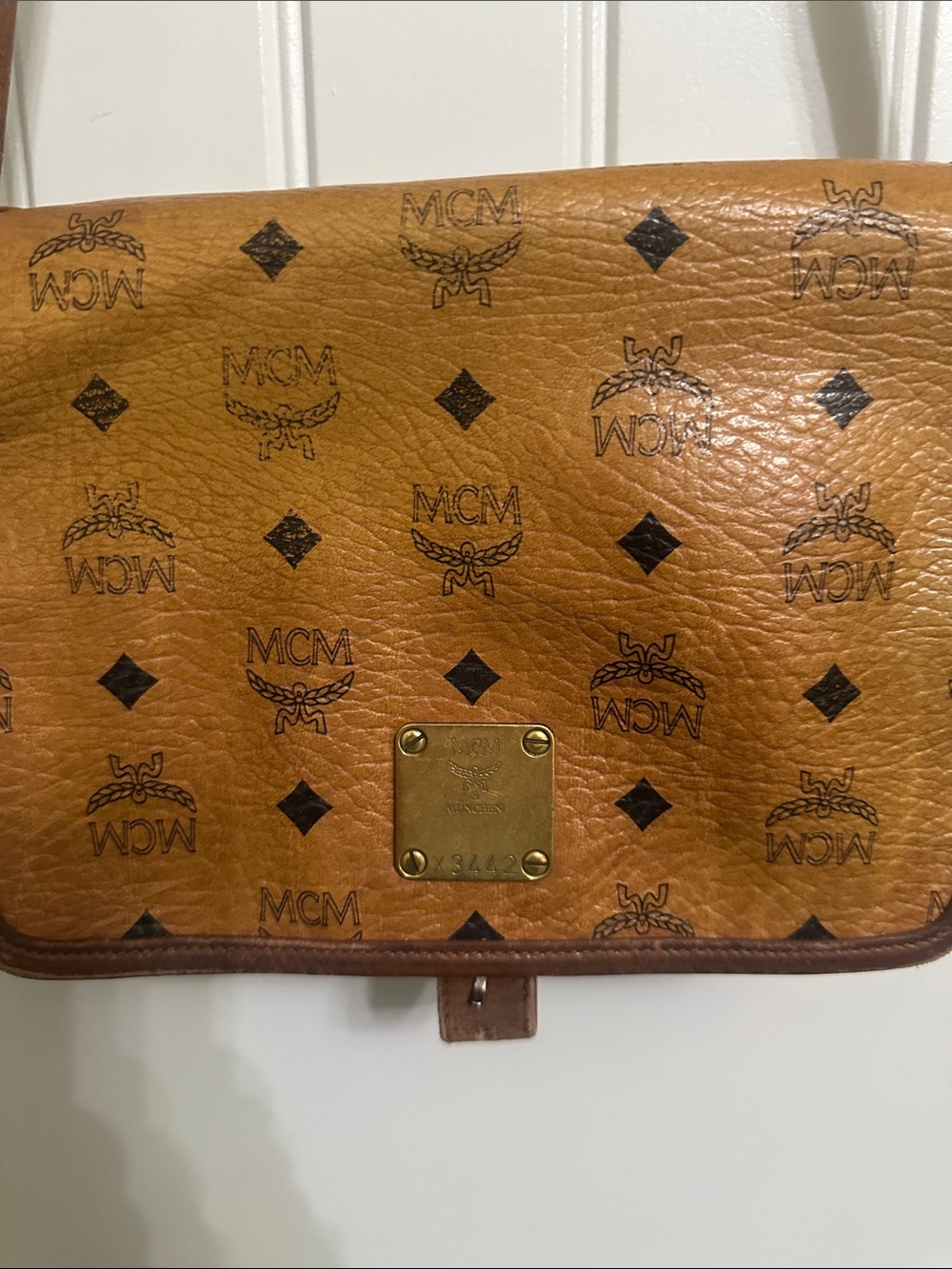 Vintage MCM bag Worn As is or Fixer *Read